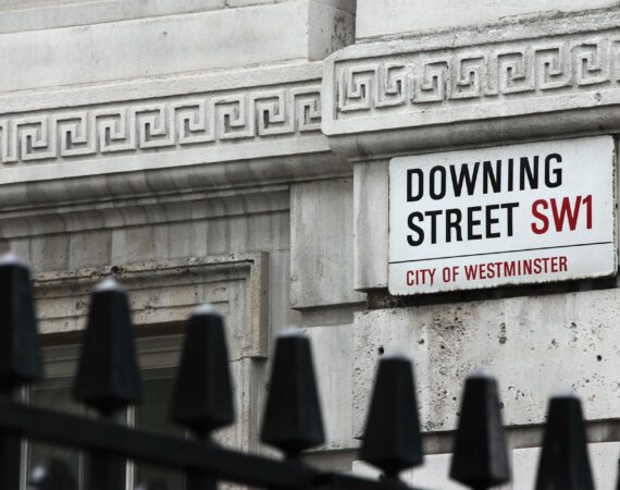 Downing street sign Photo of Downing Street street sign